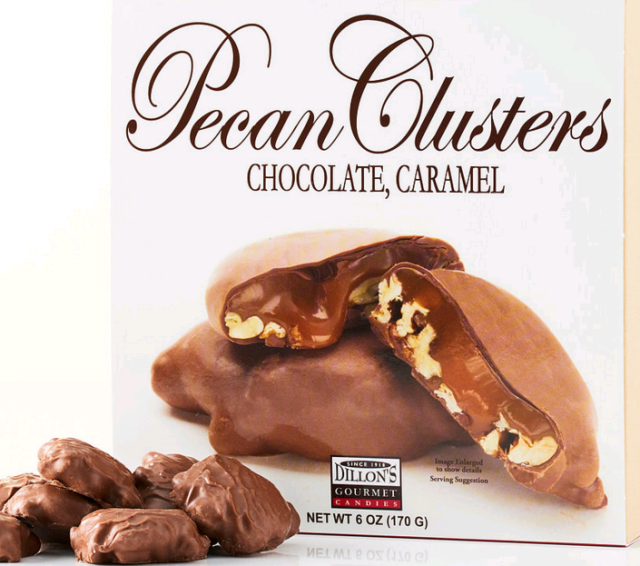MILK CHOCOLATE PECAN CLUSTERS GIFT BOX